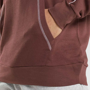 Sudadera con capucha de algodón 100% de alta calidad para hombre, ajustada, manga larga, forro polar de invierno, estampado Digital, teñido liso con patrón sólido - Product Image 5