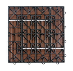 Wpc interlock piastrelle di legno Decking Patio esterno giardino <span class=keywords><strong>terrazzo</strong></span> pavimento in legno - Product Image 3