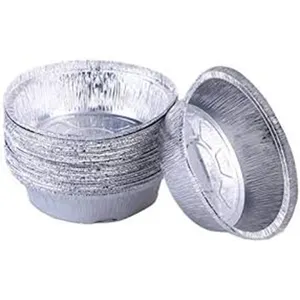 Le meilleur récipient jetable en papier d'aluminium Extra épais de grand Volume pour une utilisation en cuisine ronde et à emporter