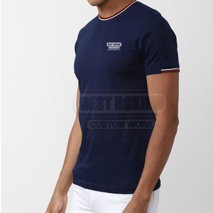 เสื้อยืดผ้าฝ้ายใส่สบายสำหรับผู้ชายเสื้อยืดดีไซน์สวย - Product Image 3