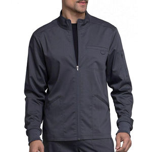 Chaqueta Médica con Cierre Frontal para Hombre, con Tela Elástica de Spandex, Secado Rápido y Transpirable, Uniformes Médicos de Alta Calidad para Enfermeros - Product Image 1