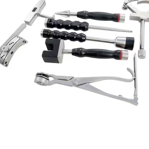Juego de instrumentos quirúrgicos ortopédicos de 11 piezas al por mayor, acero inoxidable de la mejor calidad para cadera, rodilla, columna, tibia, fémur con base - Product Image 2