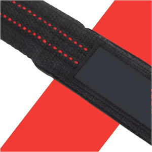 Custom High Stretch Neoprene <b>Gym</b> Lifting Straps Elastic Closure Wrist <b>Wraps</b> for Weightlifting Deadlift Training Professional - Product Image 2