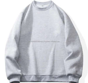 100% coton lourd surdimensionné vierge perdre ajustement col rond broderie personnalisée bouffée impression décontracté Top qualité hommes sweats à capuche - Product Image 1