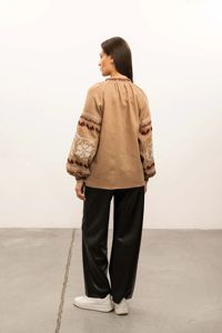 Mini vestido de una pieza de verano invierno de media manga informal tejido de popelina bordado - Product Image 6