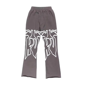 Bajo MOQ Hombres Lavado ácido 100% Material de algodón Hombres Pantalón Streetwear Estilo Personalizado Logotipo Impresión Servicio OEM disponible - Product Image 5