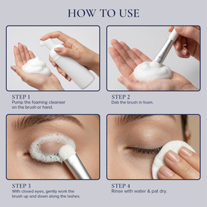 STL Korea White Custom Logo Vegan Cruelty-Free PH Balanced Betaine-Free Mild Formula Shampoo Eyelid Foaming Cleanser 50ml 100ml - Product Image 3