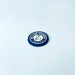 Parche de goma/Parche de silicona Paris forma redonda Logo personalizado para zapatos/bolsos/ropa/prenda Nueva tecnología Precio de fábrica - Product Image 4