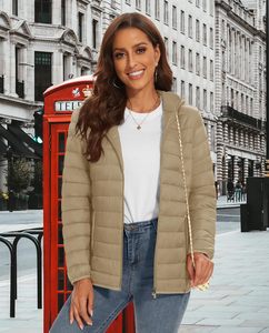 OEM logotipo personalizado brillante grueso cálido invierno recortado abajo chaqueta transpirable ropa de calle personalizada clásica cremallera hasta las mujeres chaqueta acolchada - Product Image 4