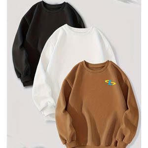 เสื้อสเวตเชิ้ตคอกลมผ้าฟลีซสำหรับผู้ชาย ฤดูหนาว ผ้าฝ้าย 100% แขนยาว เก็บความร้อน ระบายอากาศได้ดี ปรับแต่งได้ คุณภาพสูง ผลิตในปากีสถาน - Product Image 5