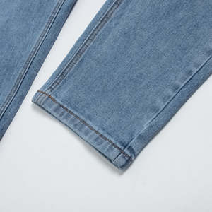 Vente directe en usine de pantalon en denim surdimensionné pour hommes à la mode pantalon en denim surdimensionné d'été léger de qualité supérieure pour hommes - Product Image 3