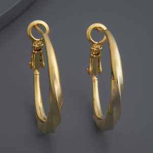 Modernos Aretes 184300, Estilos de Aro y Perno, Aleación de Zinc, Acero Inoxidable, Perlas, Diamantes, Piedras de Moissanita para Fiestas y Eventos - Product Image 1