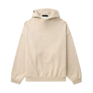 Sudaderas Extra Grandes de Algodón Retro de 420 g para Hombre, Lavadas al Ácido, con Logotipo en Relieve, Estilo Casual, Temporada de Otoño, Técnicas de Teñido Sólido - Product Image 1