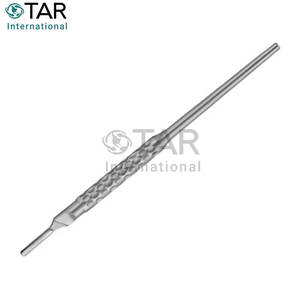 เครื่องมือทางการแพทย์ด้ามมีดผ่าตัดสแตนเลส145มม. (5.34นิ้ว) ตรงหมายเลข3ไม่ผ่านการฆ่าเชื้อใช้ซ้ำได้ - Product Image 3