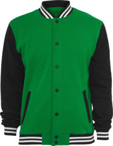 Veste de baseball classique pour hommes et femmes, tissu en polaire polyester, logo personnalisable, veste de mode pour jeunes et collégiens - Product Image 3