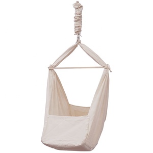 <span class=keywords><strong>Hamaca</strong></span> Plegable de Tela de Algodón de Diseño Europeo Moderno para Bebé, Muebles Portátiles para Dormitorio y Patio Exterior - Product Image 3