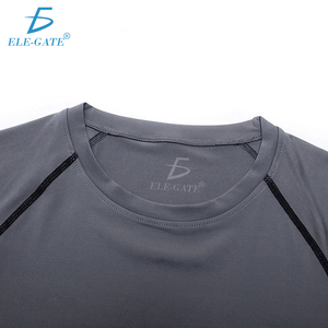 Magliette da Palestra a Compressione Traspiranti a Maniche Lunghe XXL per Uomo - Product Image 5