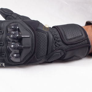 Gants en cuir de motard de moto - Product Image 3