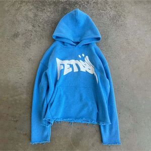 Sudaderas con capucha unisex de alta calidad al por mayor de fábrica personalizadas, ropa de calle 100% algodón, servicio personalizado pesado - Product Image 1