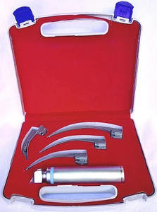 Premium CE aprobado instrumentos quirúrgicos fibra óptica Macintosh laringoscopio conjunto 4 cuchillas diagnóstico laringe - Product Image 3