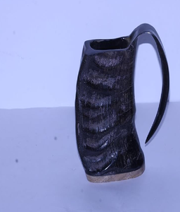 Taza de cuerno de búfalo, colección de grano único, juego artesanal, disponible a precios de mayoreo. - Product Image 3