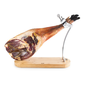 Porta prosciutto pieghevole e girevole in bambù e acciaio inossidabile Maestro (Ibili 684220) - Product Image 2