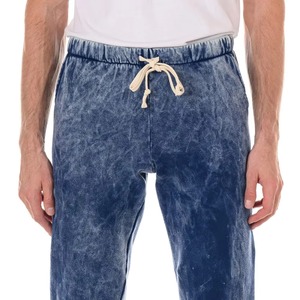 กางเกงขาตรงผ้าฟลีซลายทางสำหรับผู้ชายกางเกงซักกรดสไตล์วินเทจแบบสั่งทำปักโลโก้ได้ตามต้องการ - Product Image 6