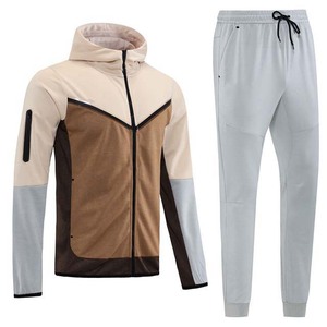 Chándal de algodón de dos colores para hombre, talla XL, chándal de dos piezas para entrenamiento, jogging, gimnasio, ropa deportiva para adultos - Product Image 2