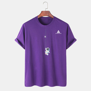 เสื้อยืดผู้ใหญ่ ผ้าฝ้าย 100% ระบายอากาศได้ดี แขนสั้น คุณภาพเยี่ยม เสื้อยืดฤดูร้อน - Product Image 1