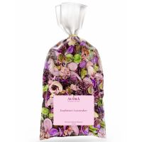 Sachet de pot-pourri personnalisé écologique de qualité supérieure, parfum lavande, fleurs séchées naturelles, parfum longue durée, fait main, végétalien