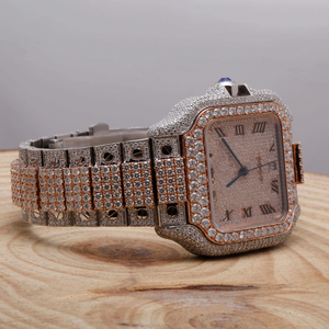 Luxury VVS Moissanite Diamond Iced Out Hip Hop Automatic Movement Mechanical <b>Wrist</b> <b>Watches</b> <b>for</b> Him Her Birthday Gifts - Product Image 2