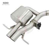 Système d'échappement Catback Valvetronic en acier inoxydable poli miroir SDO Fashion Style pour Mercedes-Benz S560 W222 2018-2019
