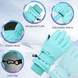 2025 Ski Snow Cold Weather Heated Plus Size Printed Gloves Men Women Winter Thermal Waterproof Windproof Touch Screen Warm - Product Image 2