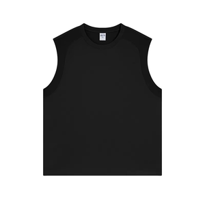 Chaleco de algodón para gimnasio con logotipo personalizado, camiseta sin mangas Lisa sólida, camiseta sin mangas para culturismo, camiseta sin mangas para hombre - Product Image 5