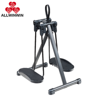 ALLWINWIN MAW02 Mini Air Walker - Appareil d'exercice elliptique pliable à 360 degrés avec sangle de maintien assis
