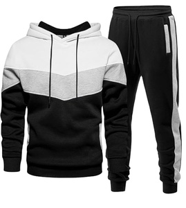 Ensemble de survêtement streetwear 2 pièces personnalisé pour homme en molleton technique brodé, sweat à capuche et pantalon de jogging, collection automne-hiver, vente en gros - Product Image 3