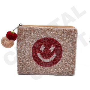HEY YALL, monedero con cuentas de semillas, hermoso monedero personalizado con cuentas, monedero para mujer, monedero de moda con - Product Image 5