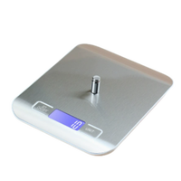 Báscula Digital de Cocina Electrónica de Acero Inoxidable de Alta Precisión, Compacta, para Repostería, Café y Alimentos