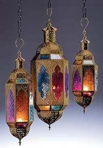 Meilleure vente de bougeoirs en métal marocains suspendus à la main lanternes lampe et bocaux à bougies pour la décoration de festival et de mariage - Product Image 3
