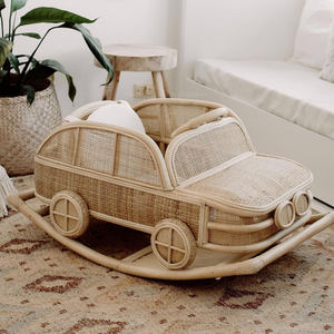 Meilleure vente de chaise à bascule en rotin pour voiture de bébé modèle populaire pour bébé voitures à bascule fourniture de jouets - Product Image 1