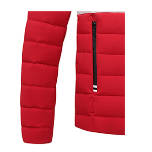 Veste en duvet de canard pour hommes de haute qualité chaude et épaisse veste bouffante coupe-vent d'hiver à capuche imperméable avec logo personnalisé - Product Image 2