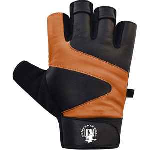 UNIQUE GYM WEAR Wholesale Anti <b>Slip</b> Breathable Durable Leather Waterproof Unisex Gym Workout Fitness Weight Lifting Gloves - Product Image 5