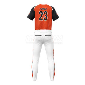 Uniforme de Béisbol Transpirable de Primera Calidad al por Mayor, Tallas Grandes, Personalizable con su Propio Diseño, MOQ Bajo - Product Image 3
