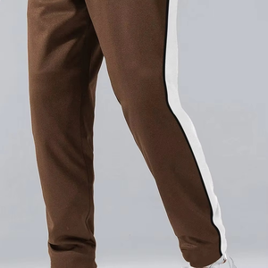 Pantalon pour hommes de qualité supérieure poche latérale cordon de serrage taille entraînement pantalon de survêtement ajusté pour hommes pantalon de rue - Product Image 5