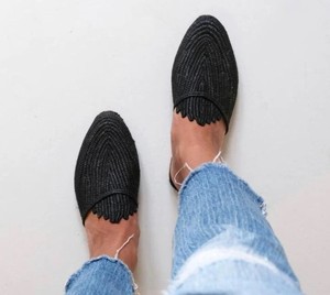 Moroccan Handmade <b>Shoes</b> Made of Natural Raffia Moroccan <b>Shoes</b> Handmade Raffia , Gift Idea - Product Image 1