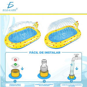 Piscina Gonfiabile su Misura con Spruzzatori Galleggianti - Product Image 5