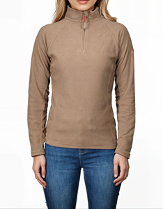 Veste polaire légère à col montant et fermeture éclair quart de tour, coupe moderne, classique, isolée, coupe décontractée, pour femme - Product Image 6