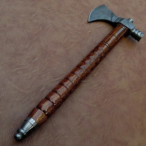 Wholesale Customized Top Quality OEM ODM Service Professional Damascus Steel <b>Axe</b> Handmade Tool with <b>Wood</b> Handle Hunting Camping - Product Image 3