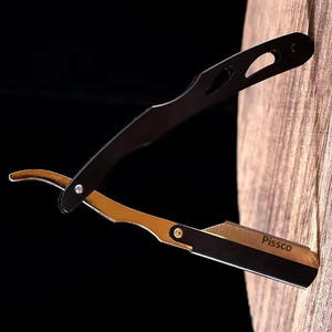 Navaja de Barbero Manual para Hombre con Cuchillas Reemplazables, Afeitadora Plegable con Filo Recto, Navajas de Barbería - Product Image 6