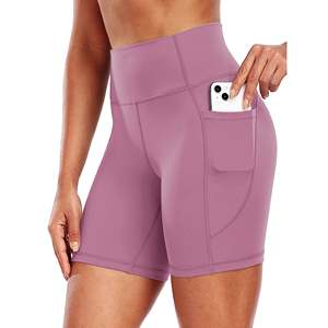 Women Seamless Workout Sport <b>Yoga</b> Shorts Hip Lift Fitness High Waist Short Pants Lightweight Running Gym Wear <b>Yoga</b> Shorts - Product Image 1